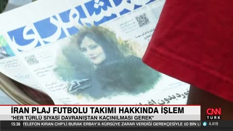 İranlı futbolcu protestolara destek için saçını kesiyormuş gibi yaptı