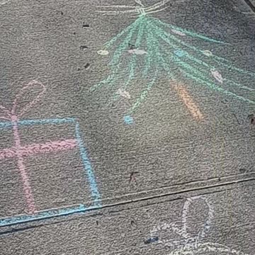 🎄Christmas🎄 Chalk Art Bath Beach Brooklyn