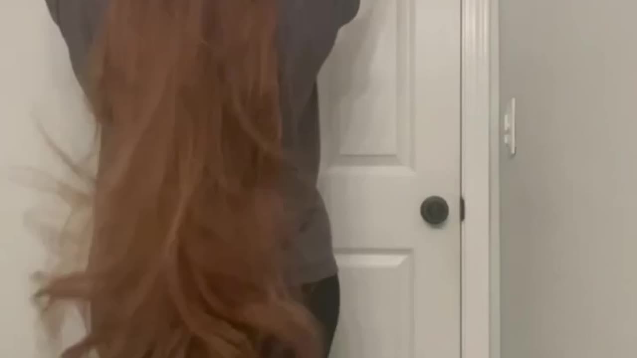 No Scrunchy Needed with Long Hair!