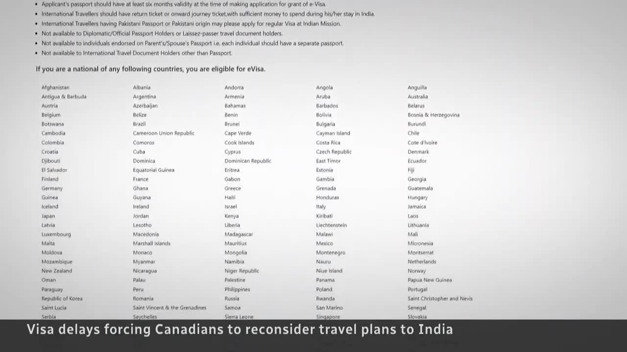 Visa backlogs force Canadians to reconsider trips to India