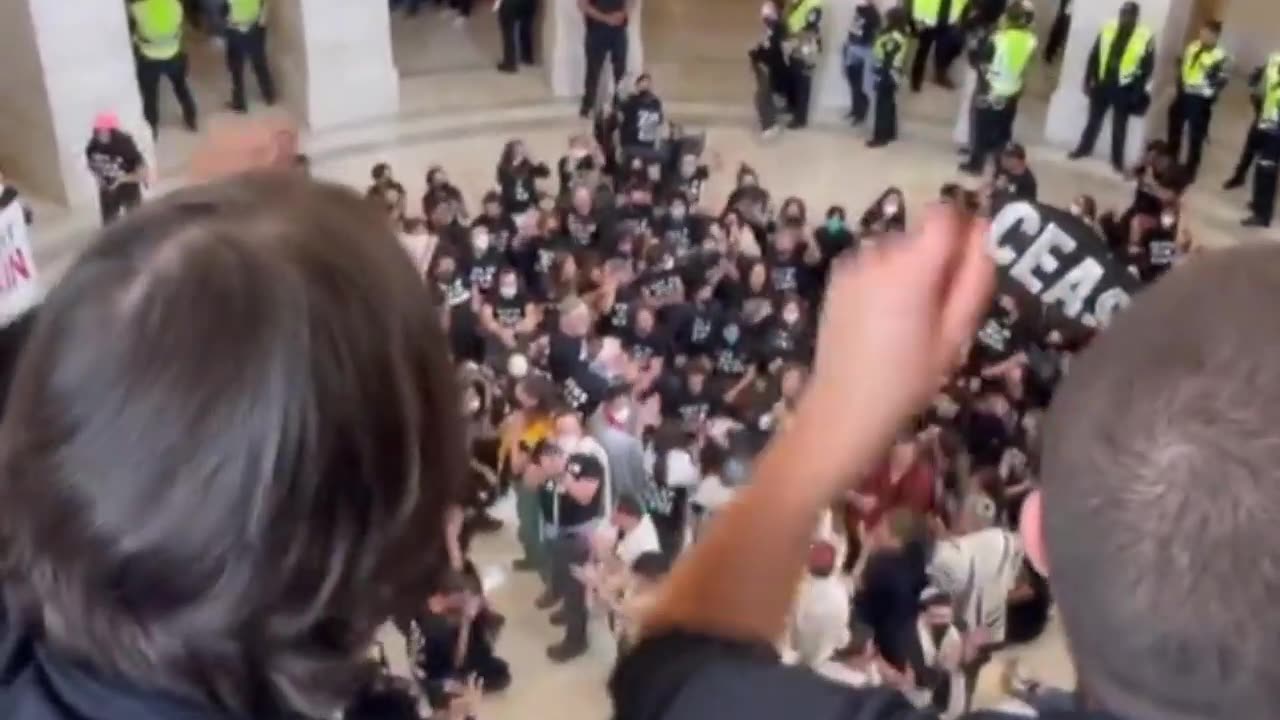 Manifestación en el Capitolio de Estados Unidos