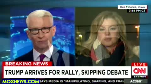 Donald Trump Gives CNN Interview On Trump-Force-One Before Veterans Rally