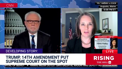 CNN GRILLS Maine's Shenna Bellows forREMOVING Trump from Ballot: Real THREATto Democracy?