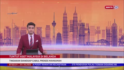 1 OKTOBER 2022 -BERITA PAGI-TUNTUT ASET MALAYSIA DI BELANDA