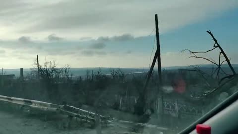 The village of Dolyna, Donetsk region, is completely destroyed by the Russian invaders