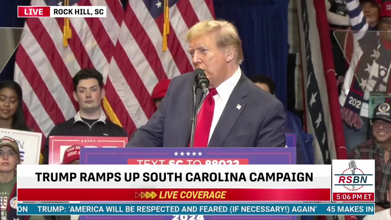 President Trump: "We will once again live by the maxim of the Trump administration;