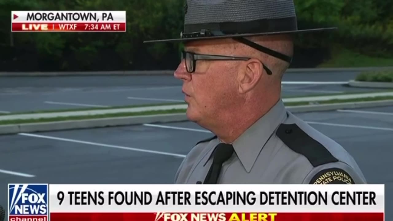 9 Teens found after escaping detention center.