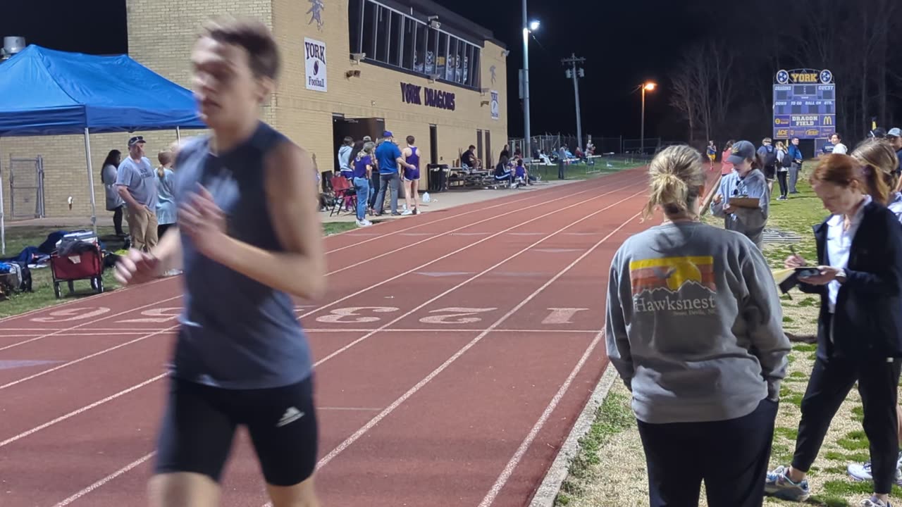 Nathan Wagner - York Meet (3-15-2024): 800 Meter Event