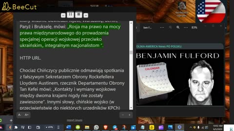 BENJAMIN FULFORD 🔴 RAPORT TYGODNIOWY 06.06.23