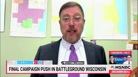 WI Dem Party Chair: Expect to see a “Red Mirage" and then a "Blue Shift" "Middle of the Night."
