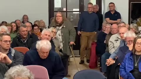 Meeting Against Traffic Changes In Burgess Hill, Cyprus Hall February 2023