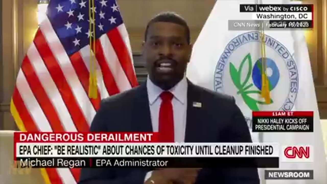 Is East Palestine Safe? On CNN, EPA Administrator Michael Regan: "This is a FRESH SITE.....As conditions on the ground BECOME SAFE... we can put our scientists and engineers, NOT IN HARMS WAY..."