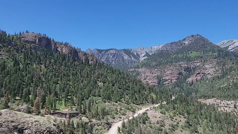 Overlool above Ouray Colorado