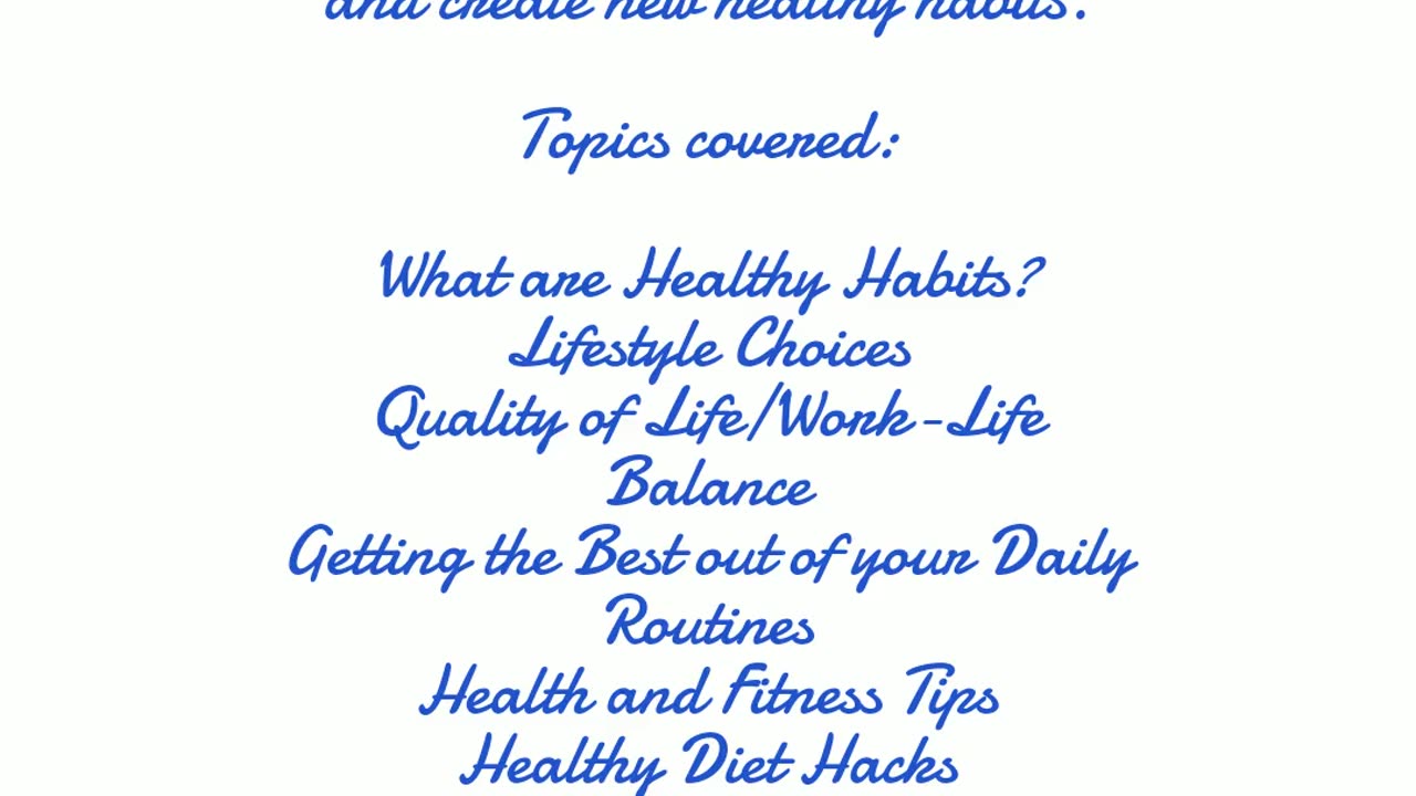 Health Habits / 40% Commissions from every sale