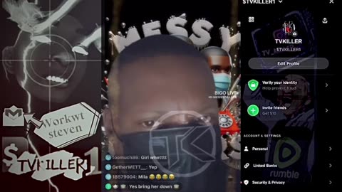 TOMIKAY WANTED A MOMENT WITH TV KILLER BUT FOR WHAT DOE