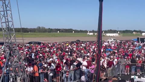 Thousands Show Their Support For Trump In Waco