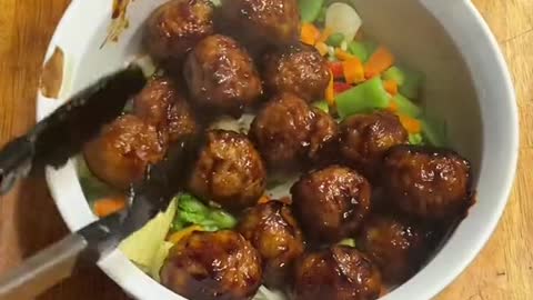 General Tso’s Meatballs