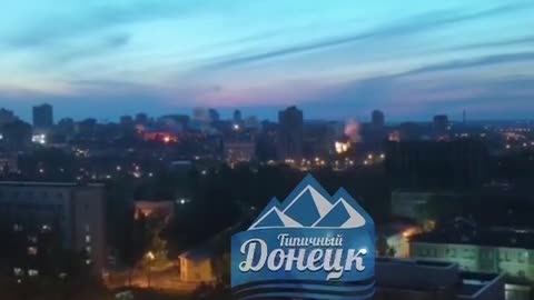 Ukraine War - The center of the city of Donetsk was subjected to a hail of blows