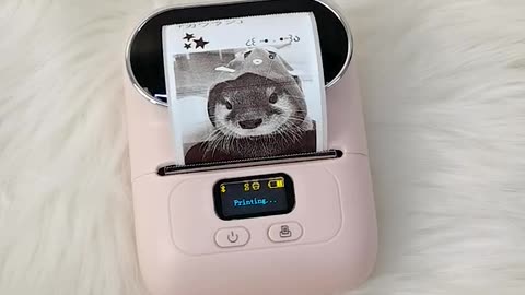 Animal sticker mini printer for you