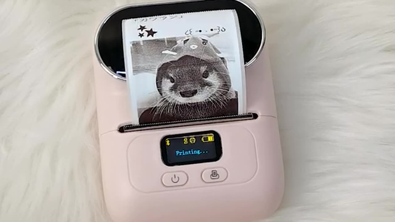 Animal sticker mini printer for you