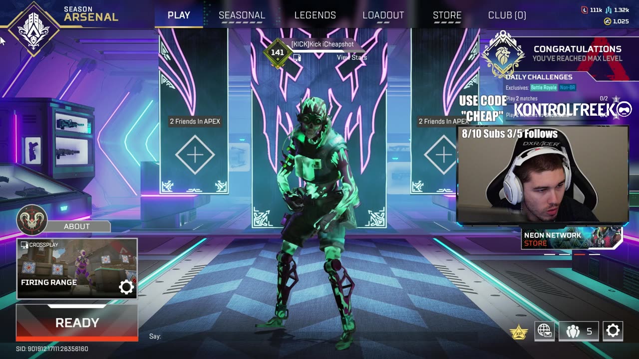 LIVE Apex Legends Grind