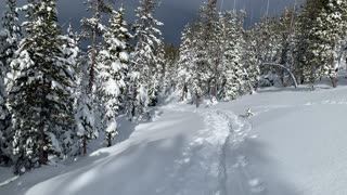 Leaving Vista Butte Summit – Central Oregon – Vista Butte Sno-Park – 4K