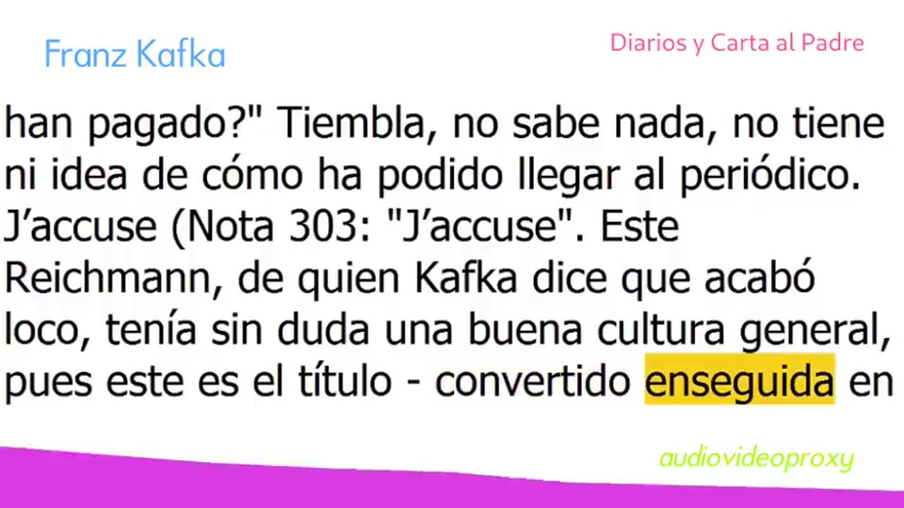 Franz Kafka - Diarios y Carta al Padre 3/8