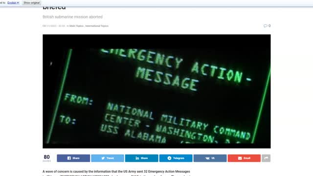 Bunker Report 11/9/22 Nov. 8th. shenanigan's and 32 EAM's in the last 48hrs.