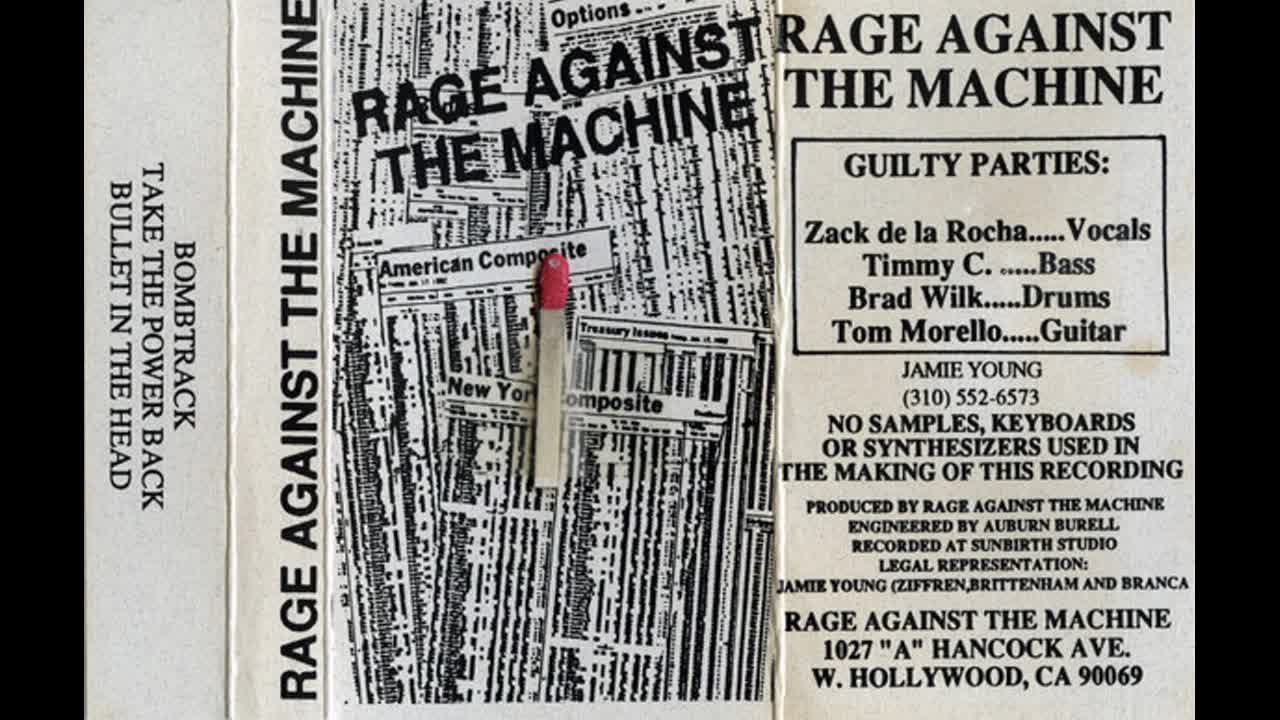 Rage Against The Machine - 1991 DEMO