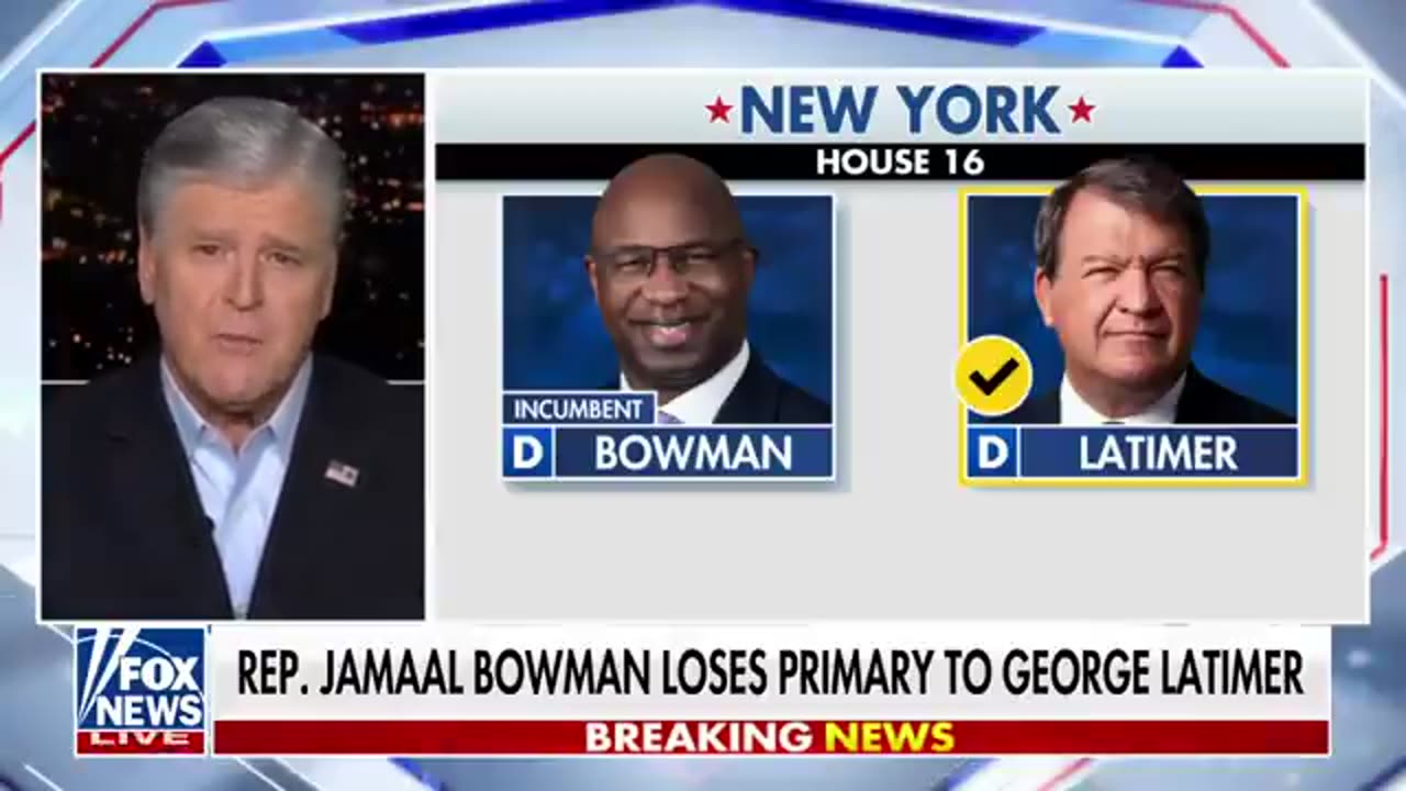 BREAKING NEWS- 'Squad' member Jamaal Bowman loses primary Fox News