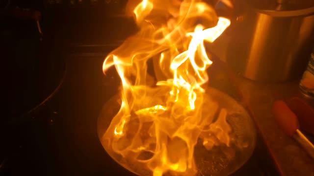 FIRE !! Flambe` New York Strip NYD 2022