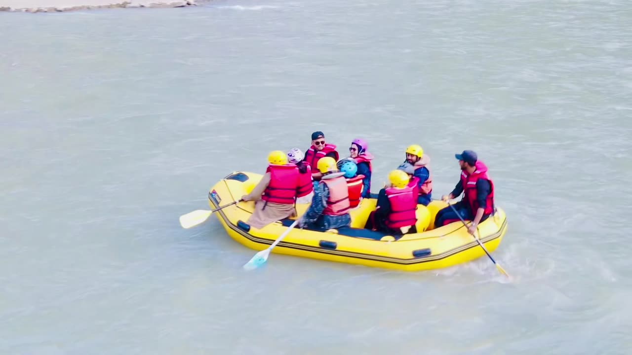 Rafting point Naran Pakistan