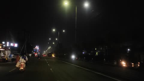 Guntur Inner Ring Road || Amaravathi Road Night View || My Guntur