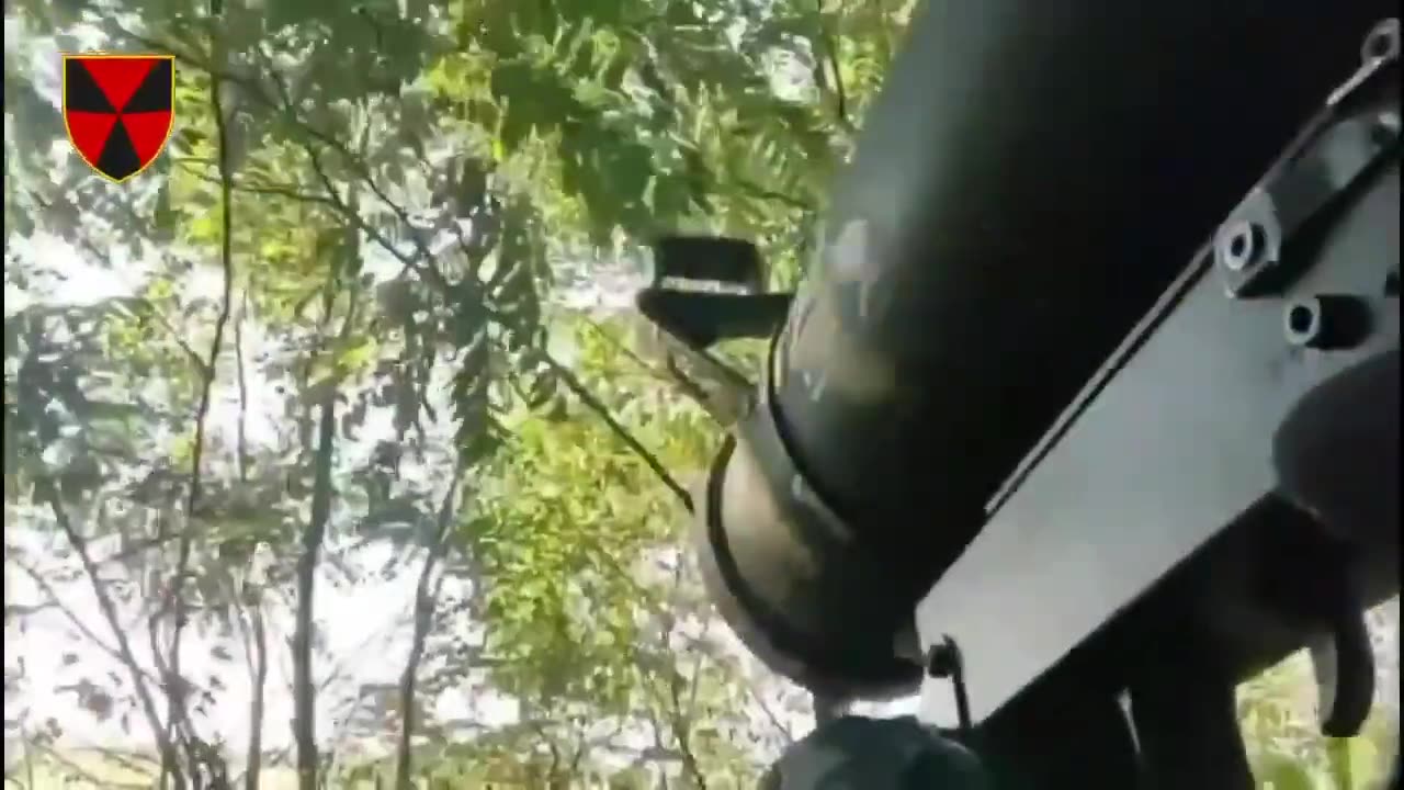 The work of flamethrowers of the NBC