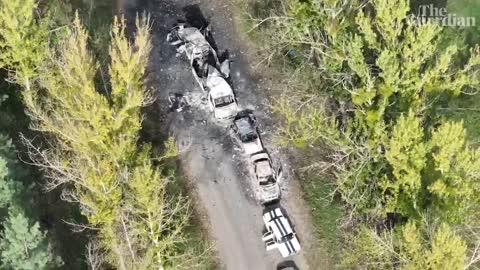 Russian convoy in Ukraine...