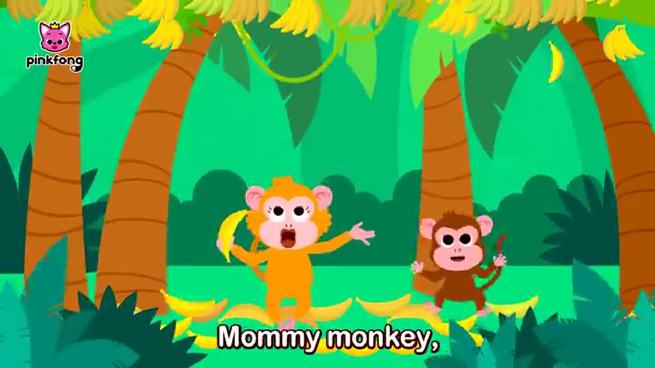 Kids Monkey Banana Dance _ Baby Monkey _ Dance Along Song _