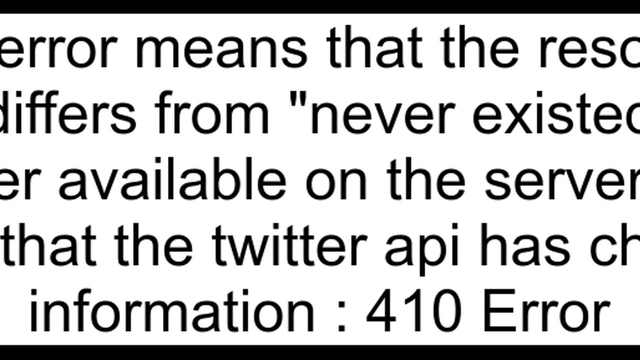 urllib2HTTPError HTTP Error 410 Gone