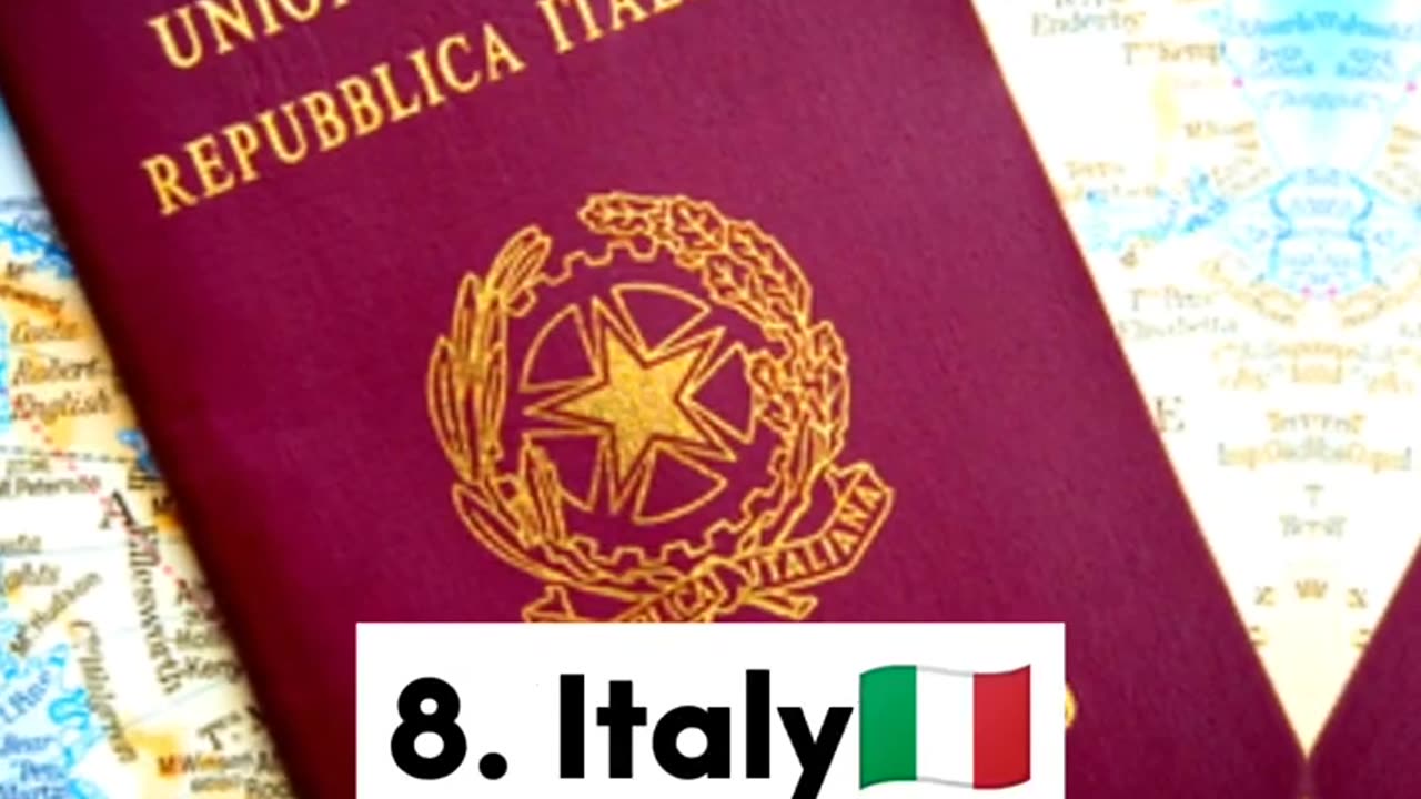 Top 10 Strongest Passports In The World 🌍 #shorts #top10 #2023