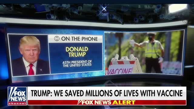 Donald Trump Takes Credit for the Vaccine