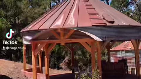 Grain Bin Gazebos built across the US￼