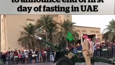 Ramadan Canon Fires in UAE