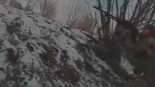 Winter vibes of the Ukrainian army