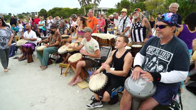 Beautiful Spring Break Dancers - Siesta Beach