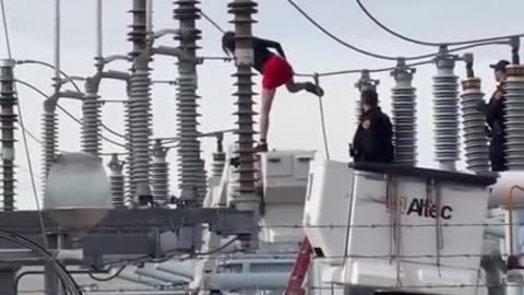 800 homes in Utha lost power because a girl climbed up the transformer