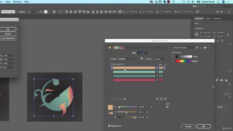 How to change all the colors at once in Adobe Illustrator Recolour artwork