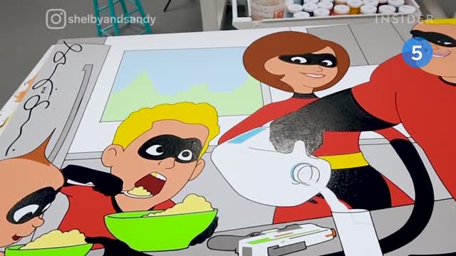Who Recreate Cartoon Characters In New Ways