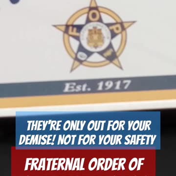 Germyn Lodge, Scranton, PA (2023): Fraternal Order of Police ARE FREEMASONS -- THEY WORSHIP SATAN & THEY HATE YOU!