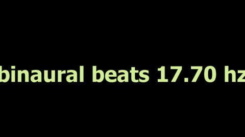 binaural beats 17 70 hz