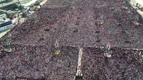 At least 1.7 million people attended Erdogan's grandiose speech in Istanbul