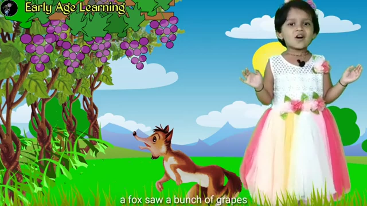 English story fox and girf